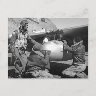 Tuskegee Airmen, 1945 Briefkaart