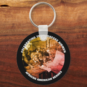TUSKEGEE AIRMEN Black History Helden vieren Sleutelhanger