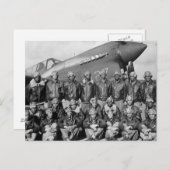 tuskegee airmen briefkaart (Voorkant / Achterkant)