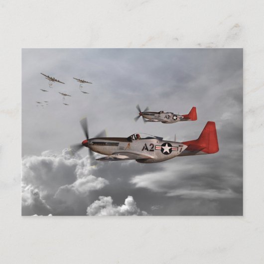 Tuskegee Airmen Briefkaart (Voorkant)