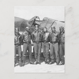 tuskegee airmen briefkaart