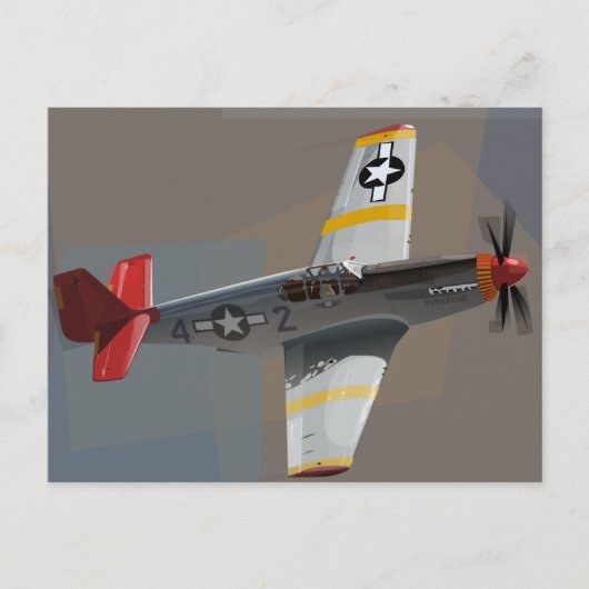 Tuskegee Airmen Briefkaart (Voorkant)