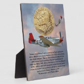 Tuskegee Airmen Coin Fotoplaat (Zijkant)