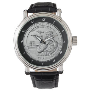  Tuskegee Airmen COIN Horloge