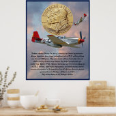 Tuskegee Airmen Coin Poster (Keuken)