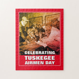 TUSKEGEE AIRMEN DAG Vieren Legpuzzel