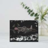 Tuskegee Night Flight Briefkaart (Staand voorkant)