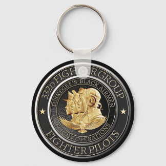 Tuskegee Red Tail Airmen 332d gevechtsgroep Sleutelhanger