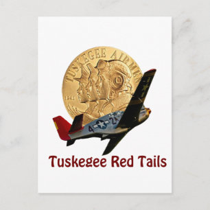 Tuskegee Red tail Briefkaart