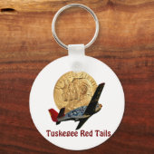 Tuskegee Red tail Sleutelhanger (Voorkant)