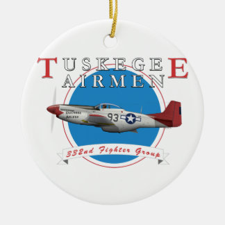 Tuskegee Red Tails Keramisch Ornament