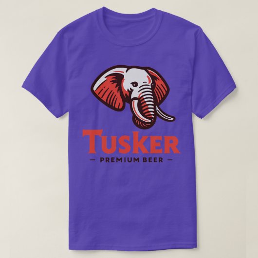 Tusker Premium Beer stopt met brouwerij T-shirt (Design voorkant)
