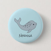 Tuskless Narwhal Naam Button (Voorkant)