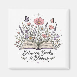 Tussen boeken en bloesems boek liefhebber lezer magneet