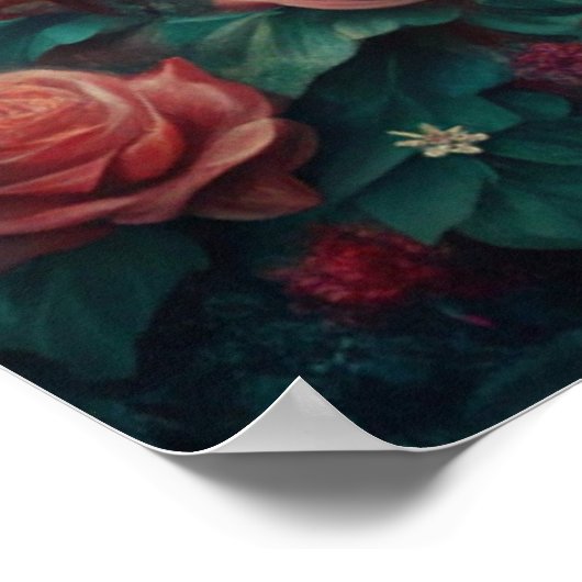 Tussen de bloemen poster (Hoek)