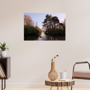 Tussen de eilanden, Roath Park Lake, Cardiff. Poster