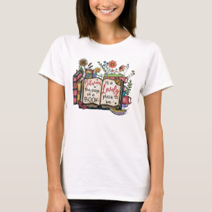 Tussen de pagina's van een boek t-shirt