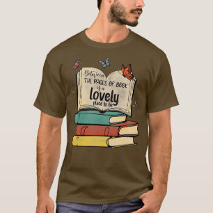 Tussen de pagina's van het boek is een mooie plek  t-shirt