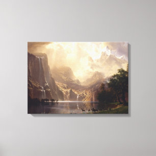 Tussen de Sierra Nevada Canvas Afdruk