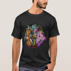 Tussen een rock en een harde schol t-shirt