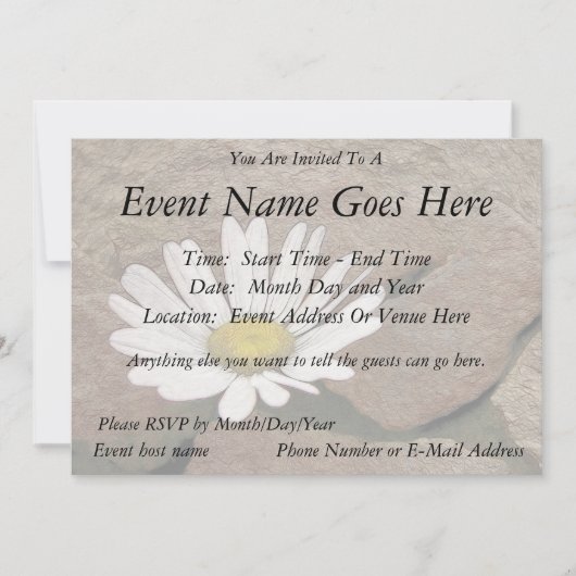 Tussen een rots en een harde plek kaart (Voorkant)