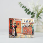 Tussen Kerstmis en New Aco, Briefkaart (Staand voorkant)