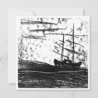 Tussen Kusten Monorprint Kaart