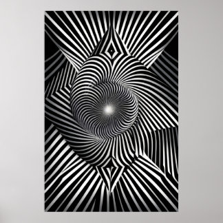 Tussen lijnen en dimensies poster