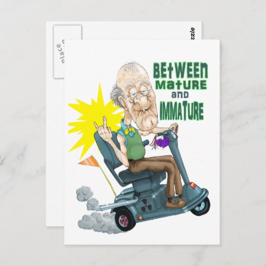 Tussen Matuur en Imature Briefkaart (Voorkant / Achterkant)