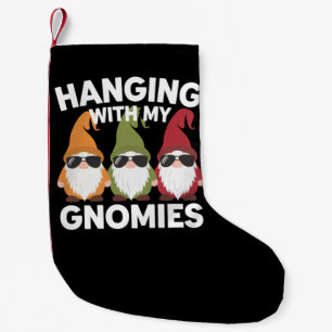 Tussen mijn kabouters leuke tuinkabouter kleine kerstsok