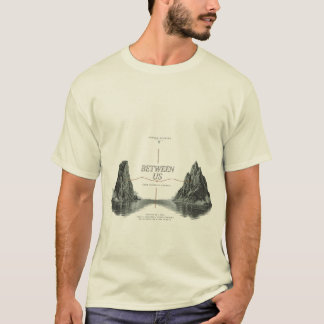 TUSSEN ONS Minimale Conceptuele Kunst T-shirt