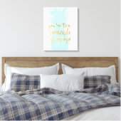 Tussen Rood I Canvas Afdruk (Insitu (Slaapkamer))