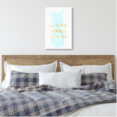 Tussen Rood I Canvas Afdruk (Insitu (Slaapkamer))