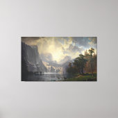 Tussen Sierra Nevada Californië berglandschap Canvas Afdruk (Voorkant)