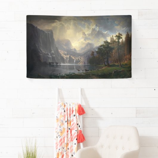 Tussen Sierra Nevada Californië berglandschap Spandoek (Insitu)