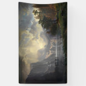 Tussen Sierra Nevada Californië berglandschap Spandoek (Verticaal)