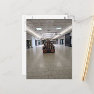 Tussenruimte Verdrietige Verlaten Winkelcentrum Sn Briefkaart