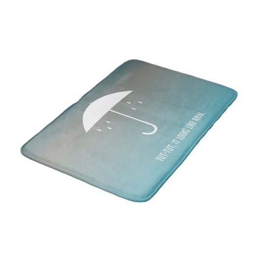 Tut-tut lijkt op regen Bath Mat (Gekanteld)