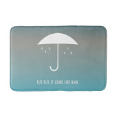 Tut-tut lijkt op regen Bath Mat (Voorkant)