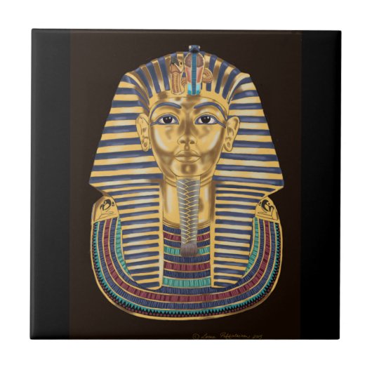 Tutankhamon's Golden Mask Tegeltje (Voorkant)