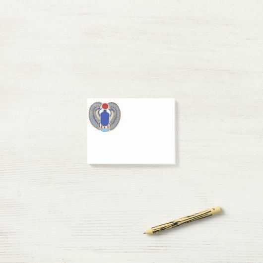 Tutankhamon's Hieroglyph Post-it® Notes (Op bureau)