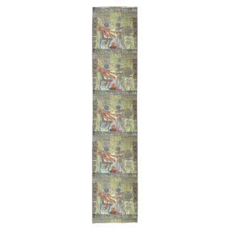 Tutankhamon's troon korte tafelloper