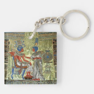 Tutankhamon's troon sleutelhanger