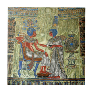 Tutankhamon's troon tegeltje