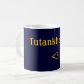 Tutankhamun <3 koffiemok (Voorkant links)