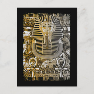 Tutankhamun Ancient Egypt Pharoah King Tut Ankh Briefkaart