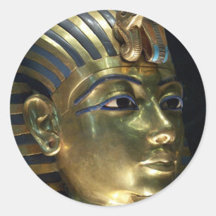 tutankhamun ronde sticker