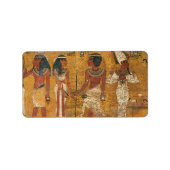Tutankhamun Tomb, Noordmuur Etiket (Voorkant)