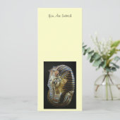 Tutankhamun's gouden masker kaart (Staand voorkant)