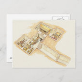 Tutankhamun's tomb briefkaart (Voorkant / Achterkant)